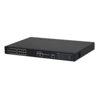 Dahua Switch PoE 16 puertos Gigabit + 2 Uplink Gigabit RJ45 + 2SFP