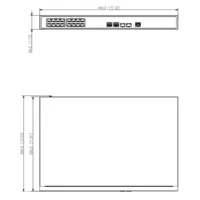 Dahua Switch PoE 16 puertos Gigabit + 2 Uplink Gigabit RJ45 + 2SFP