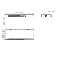 Switch 12 puertos Gigabit + 12 Uplink Gigabit SFP + 4 Uplink SFP+ 10Gbps Gestionable en Cloud Layer2