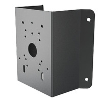 Soporte de esquina Safire Smart - Para cámaras bullet o domo - Fabricado en acero laminado SPCC - Color gris - Pasador de cables
