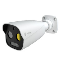 Cámara térmica Dual Bullet IP Safire Smart - Sensor térmico 256x192 VOx | Lente 3.2 mm - Sensor óptico 1/2.7” 5Mpx | Lente 4 mm - AI clasificación de humano y vehículo