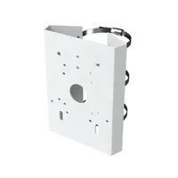 Soporte para mástiles/farolas Safire Smart - Para cámaras domo motorizadas - Rango diámetro 118~140 mm - Fabricando en acero laminado SPCC - Color blanco - Pasador de cables