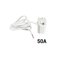 Shelly 50A  - Pinza de transformador de corriente - Medidor de consumo - Soporta 110-240 V - Compatible con Shelly EM - Compatible con Alexa y Google
