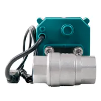 FrankEver Smart water valve DN15 - WiFi 2.4 GHz / Bluetooth  - Valvula de agua inteligente - Tamaño válvula DN15 (≈ 1/2″) - Sensor de temperatura - Compatible con Alexa y Google