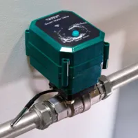FrankEver Smart water valve DN15 - WiFi 2.4 GHz / Bluetooth  - Valvula de agua inteligente - Tamaño válvula DN15 (≈ 1/2″) - Sensor de temperatura - Compatible con Alexa y Google