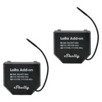 Shelly LoRa Add-on (Pack 2) - Comunicación mediante LoRa - Compatibilidad con Shelly Gen3 &amp; Gen4 - Largo alcance hasta 5Km (Usando antena Ext) - Color Negro