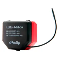 Shelly LoRa Add-on (Pack 2) - Comunicación mediante LoRa - Compatibilidad con Shelly Gen3 &amp; Gen4 - Largo alcance hasta 5Km (Usando antena Ext) - Color Negro