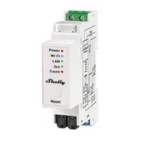 Shelly PRO EM - 50 - WiFi 2.4 GHz IEEE802.11 b/g/n - Medidor de consumo - Soporta 110-230 V - Ideal para viviendas - Compatible con Alexa y Google