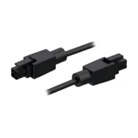 Teltonika - Cable de Alimentación 4-Pin a 4-Pin - Longitud 1 m - Conector 4 pines paso 3 mm - Corriente máx. 2 A - Color negro PVC