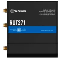 Teltonika Router Redcap 5G Industrial - 2 puertos Ethernet RJ45 Fast Ethernet - Redcap 5G hasta 223Mbps - 1x Entrada/Salida Digital - Wi-Fi 802.11b/g/n 2.4GHz - Carcasa Aluminio