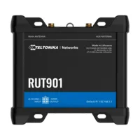Teltonika Router 4G Industrial - 4 puertos Ethernet RJ45 Fast Ethernet - Dual SIM 4G (LTE) Cat 4 hasta 150Mbps - 1x Entrada + 1x Salida Digital - Wi-Fi 802.11b/g/n 2.4GHz - 