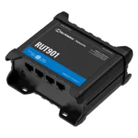 Teltonika Router 4G Industrial - 4 puertos Ethernet RJ45 Fast Ethernet - Dual SIM 4G (LTE) Cat 4 hasta 150Mbps - 1x Entrada + 1x Salida Digital - Wi-Fi 802.11b/g/n 2.4GHz - 