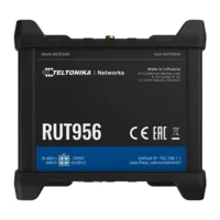 Teltonika Router 4G Industrial - 4 puertos Ethernet RJ45 Fast Ethernet - Dual SIM 4G (LTE) Cat 4 hasta 150Mbps - 3x Entrada + 3x Salida Digital + RS232 + RS485 - Wi-Fi 802.11b/g/n 2.4GHz - Posicionamiento GNSS