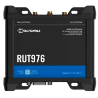 Teltonika Router 5G RedCap Industrial - 4 puertos Ethernet RJ45 Fast Ethernet - Dual SIM 5G RedCap hasta 233Mbps - 3x Entrada + 3x Salida Digital + RS232 + RS485 - Wi-Fi 802.11b/g/n 2.4GHz - Posicionamiento GNSS