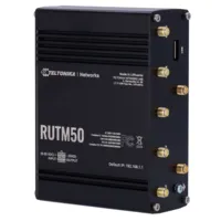 Teltonika Router Industrial 5G - 5G Sub-6Ghz SA/NSA Doble SIM - 5 puertos 10/100/1000Mbps - Hasta 3,4Gbps Descarga | 550 Mbps Subida  - WiFi 802.11 b/g/n/ac | Posicionamiento GPS - Carcasa Aluminio