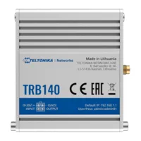 Teltonika Gateway 4G Industrial - 4G Cat 4 / 3G / 2G - Puerto Ethernet RJ45 10/100/1000Mbps - Diseño Compacto - Conector Micro USB