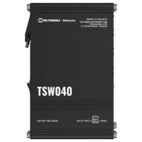 Teltonika Switch PoE No gestionable Industrial - 8 puertos Ethernet RJ45 Fast Ethernet - 8 Puertos Ethernet PoE+ 802.3af/at - Hasta 30W por Puerto PoE - Hasta 240W de Potencia PoE - Rugerizado Carcasa Aluminio Anodizado