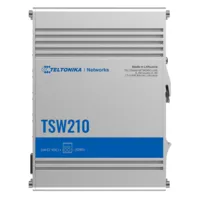 Teltonika Switch No gestionable Industrial - 8 puertos Ethernet RJ45 Gigabit +2 SFP Gigabit - Rugerizado Carcasa Aluminio - Plug and Play - Alimentación DC 7 a 57V - Led de Estado