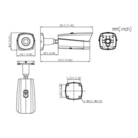 Cámara Térmica IP 400*300 35mm IP67 12V PoE AUDIO E/S AI