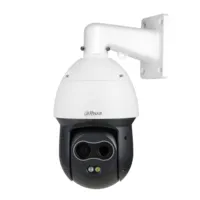 Domo PTZ Híbrido IP Térmico 256*192 7mm + 4M 8mm IP66 12V PoE+ AUDIO E/S AI
