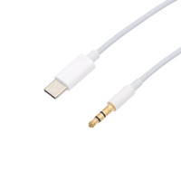 Cable de Audio USB-C a 3.5mm - Cubierta de Plástico PVC Blanco y Sonido Hi-Fi