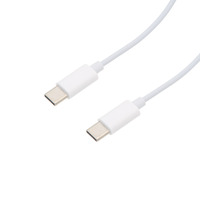 Cable USB-C 2.0 Macho a USB-C 2.0 Macho 3A 60W (MFI) 0.3m (para Apple)