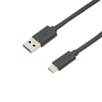 Cable USB-A 3.0 Macho a USB-C 3.1 Macho Gen2 10Gbps 3A, Negro 3m