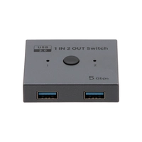 Switch de USB-A 1x2 BiDi | USB 3.0 5Gbps