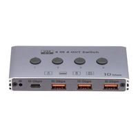 Switch de USB-A 4x4 BiDi | USB 3.2 10Gbps