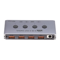 Switch de USB-A 4x4 BiDi | USB 3.2 10Gbps