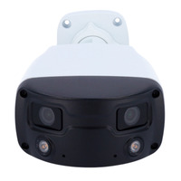 Cámara IP 4 Megapixel - Gama Prime - 1/2.9" Progressive Scan CMOS - Lente dual 2 x 4 mm | Gran angular 160º - LEDs de luz blanca con alcance 30 m - Interfaz WEB, CMS, Smartphone y NVR