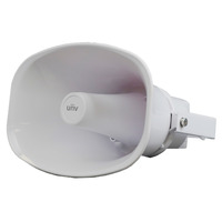 Bocina a compresión Uniview 30 W - Soporta transmisión con NVR Uniview - Almacenamiento integrado - Soporta audio en doble vía - PoE | 130 dBSPL | -37 dBV/Pa | Alarma - IP66 | Interfaz web