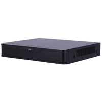 NVR Uniview Gama Easy - 4 CH vídeo | 12MP | 80 Mbps - Detección facial | Detección vehículo - SIP | UMD | AcuSearch - Conteo de personas | Monitoreo tráfico - Admite 1 disco duro hasta 10 TB