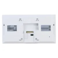Monitor Interior 7" de Superficie para Videoportero IP PoE SD 6E 1S Alarma Blanco
