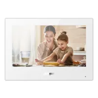 Monitor Android Interior 7" de Superficie para Videoportero IP WiFi Pantalla Táctil PoE SD 8E/1S Alarma Blanco