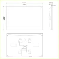 Monitor Interior 10" de Superficie para Videoportero IP PoE SD 6E 1S Alarma