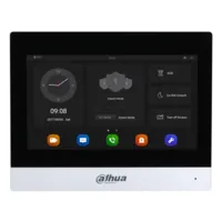 Monitor Interior 7" de Superficie para Videoportero IP WiFi PoE SD 6E 1S Alarma Negro
