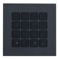Estación Exterior Modular para Videoportero IP con Teclado para Series VTO4202FB-X. Color Negro