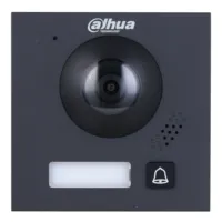 Exterior Modular para Videoportero IP con Cámara y 1 botón para Series VTO4202F-X. Color negro