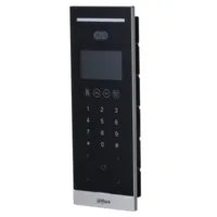 Estación Exterior de Videoportero IP con Cámara 2MP Reconocimiento Facial Mifare pantalla 4.3" IP65 QR