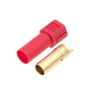 Conector XT150 hembra [60A/130A], color rojo, alta corriente
