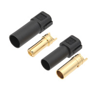 Pack de conectores XT150 macho [60A/130A], color negro, alta corriente