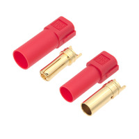 Pack de conectores XT150 macho [60A/130A], color rojo, alta corriente