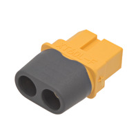 Conector XT60L hembra [40A/60A] con mecanismo de bloqueo