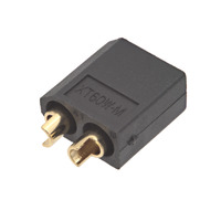 Conector XT60W-F macho [30A/60A], IP65, conector aéreo para soldar cables