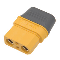 Conector XT90 de 2+2 pines hembra [45A/90A], pines extra para datos