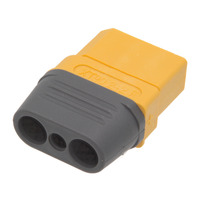 Conector XT90 de 2+2 pines hembra [45A/90A], pines extra para datos