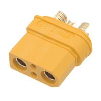 Conector XT90 de 2+2 pines hembra [45A/90A], pines extra para datos