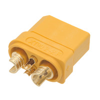 Conector XT90 de 2+2 pines hembra [45A/90A], pines extra para datos