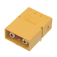Conector XT90 de 2+2 pines macho para panel con pines de 3.0 mm [45A/90A], pines extra para datos